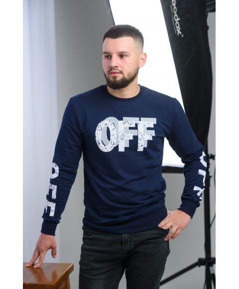 Свитшот Zero Time Off синий